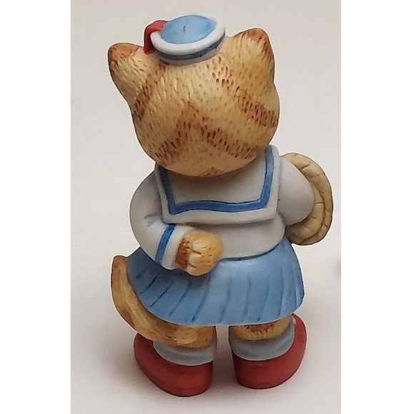 Bronson Vintage Sailor Cat Porcelain Figurine - Picture 3 of 5